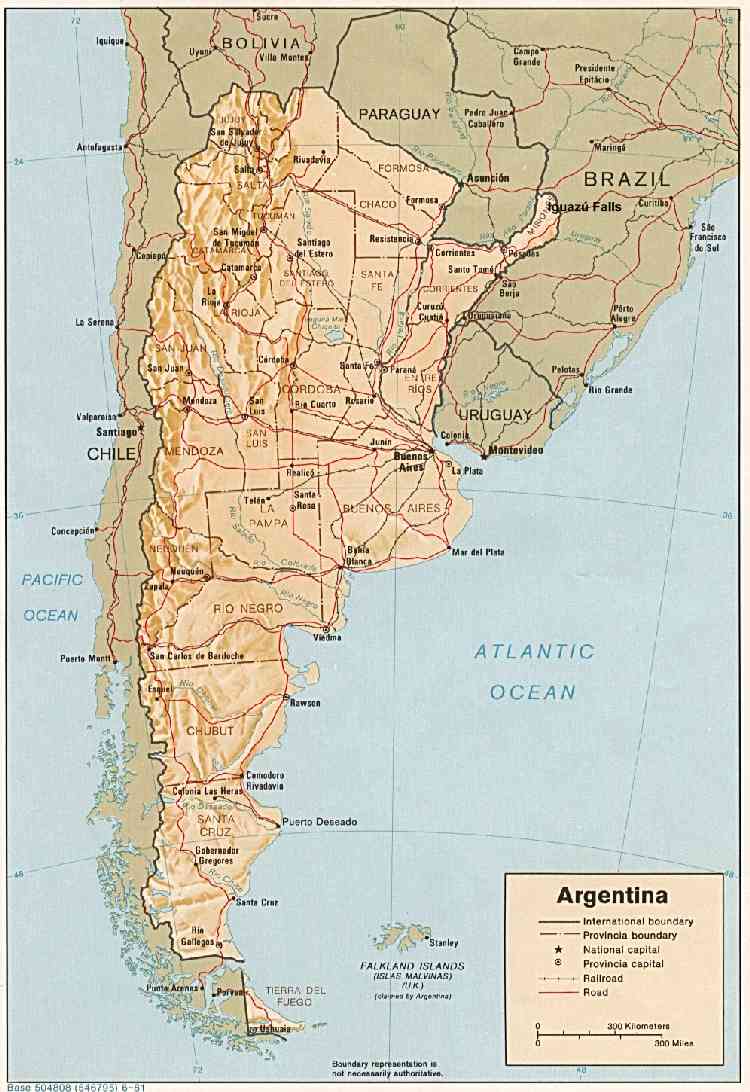 Map of Argentina